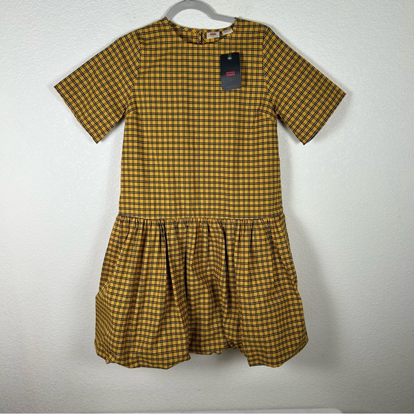 Levi’s Women Sz XS NWT dropped waist bubble skirt taffeta School Girl Y2K preppy - Picture 2 of 11